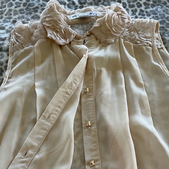 Sans Souci Sheer Blouse..NWT - Picture 5 of 6